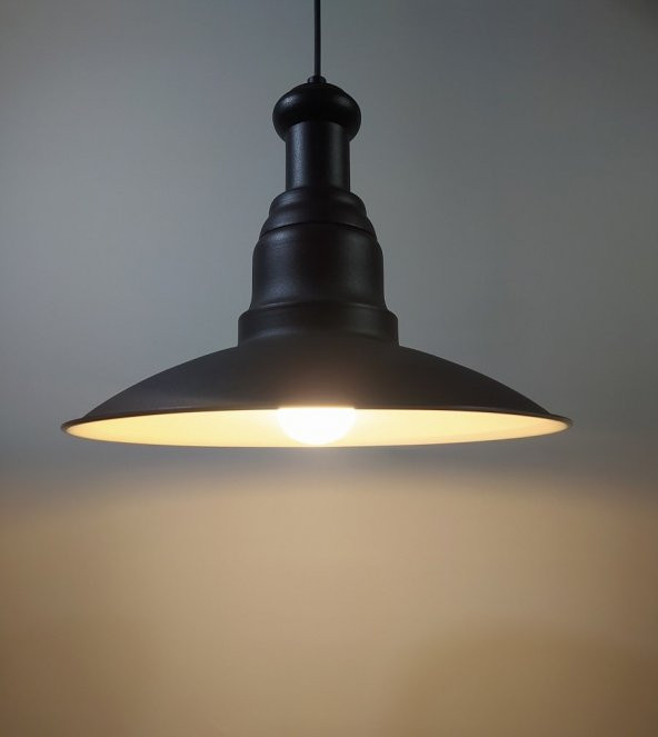 MYLİGHTS RETRO  RUSTİK  VİNTAGE  SİYAH METAL SARKIT AVİZE C ürün görseli 1