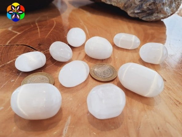 Selenit Taşı Tamburlanmış ürün görseli 1