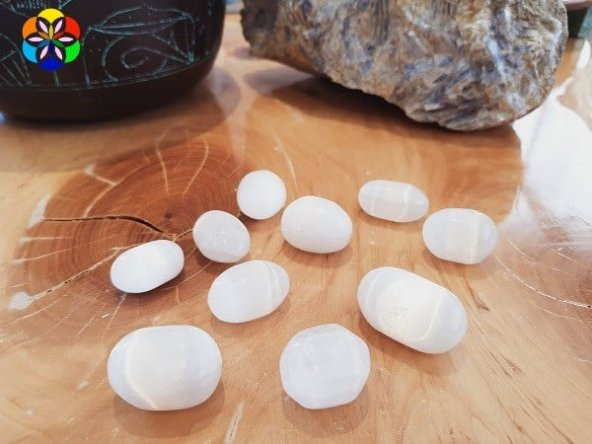 Selenit Taşı Tamburlanmış - Resim 2