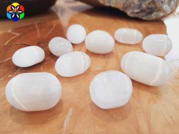 Selenit Taşı Tamburlanmış - Resim 3
