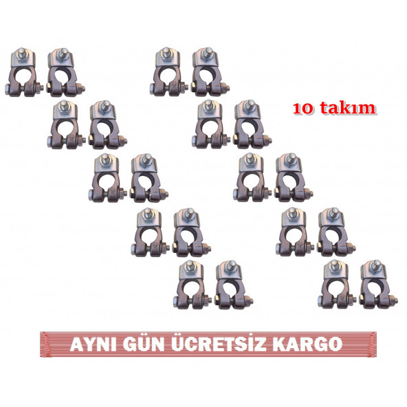(10 Takım) Kurşun Akü Kutup Başı Otomotiv-Marin ürün görseli 1