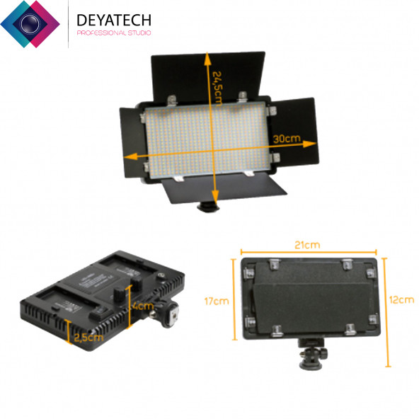 Deyatech Pro Led 600 Video You Tube Çekim Işığı Tiktok Video Işıgı ürün görseli 1