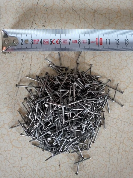 1 KĞ - 2 CM.LİK TEL ÇİVİ- SİYAH -TEPELİ-BAŞLI ürün görseli 1