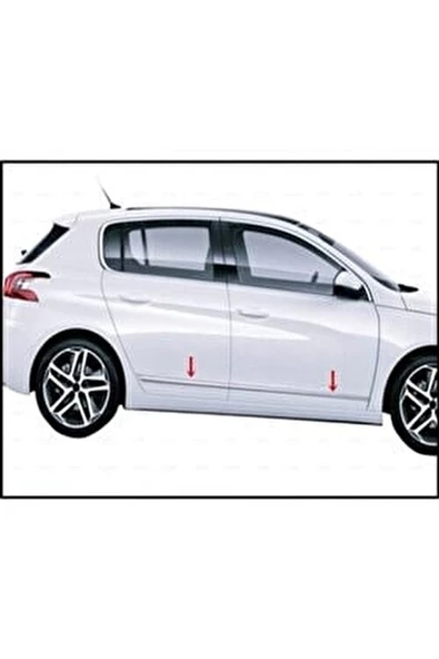 Peugeot 308 Krom Yan Kapı Çıtası 4 Kapı 2013-2021 P.çelik ürün görseli 1
