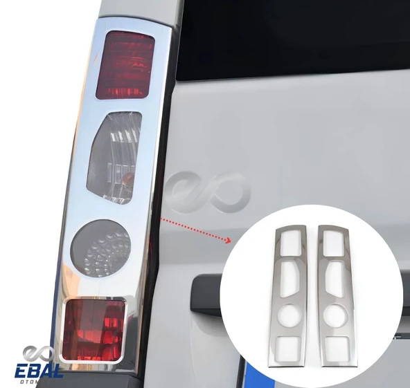 Fiat Ducato Krom Stop Çerçevesi 2 Prç. 2006-2014 Paslanmaz Çelik ürün görseli 1