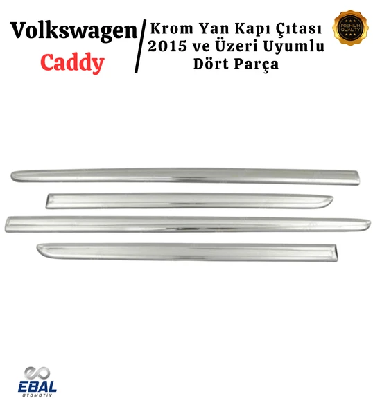 VW Caddy Krom Yan Kapı Çıtası 4 Kapı 2015-2020 P.ÇELİK - Resim 4