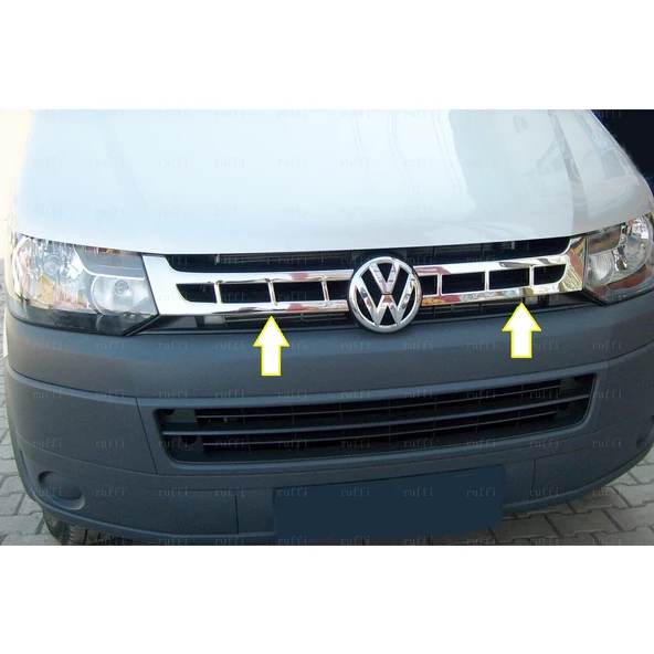 VW T5 Multivan Krom Ön Panjur 2 prç. 2010-2015 P. Çelik ürün görseli 1