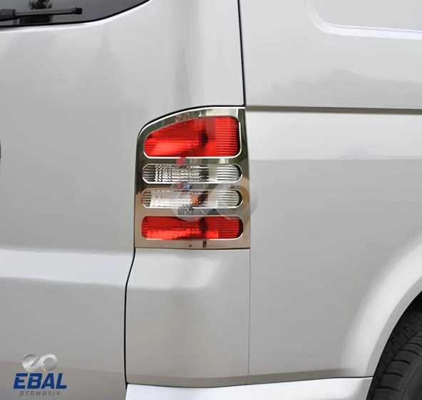 VW T5 Multivan Krom Stop Çerçevesi 2003-2010 Paslanmaz Çelik - Resim 2