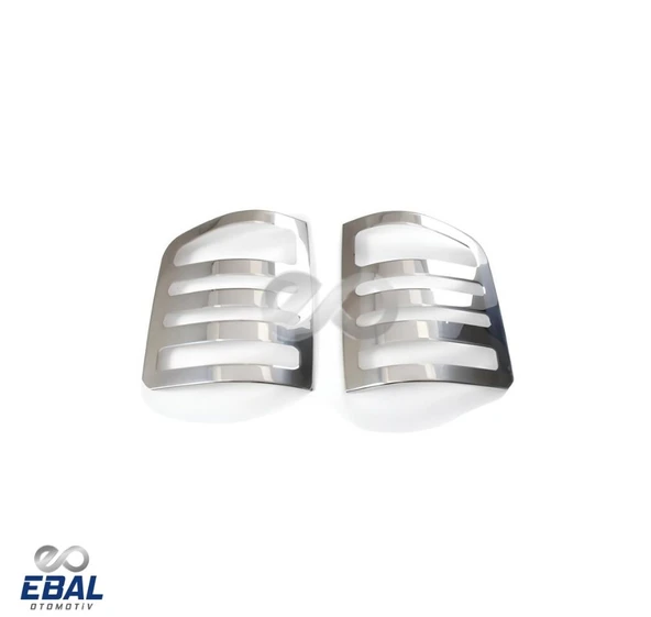 VW T5 Multivan Krom Stop Çerçevesi 2003-2010 Paslanmaz Çelik - Resim 3