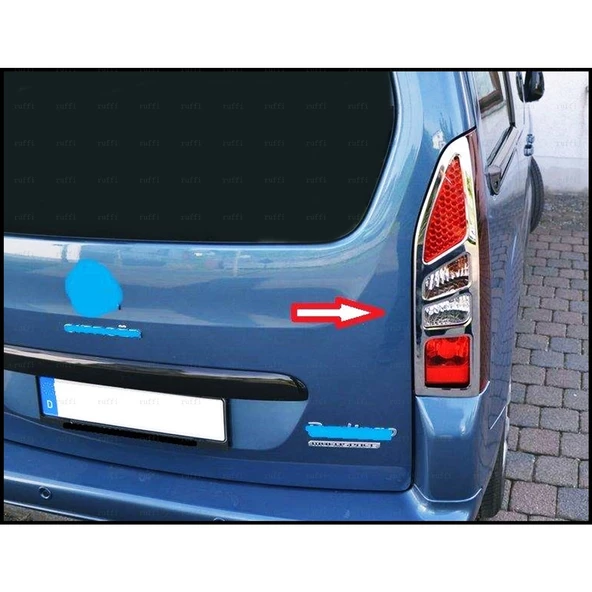 Peugeot Partner Tepee krom Stop Çerçevesi 2 Pcs  2008-2012 Arası ürün görseli 1