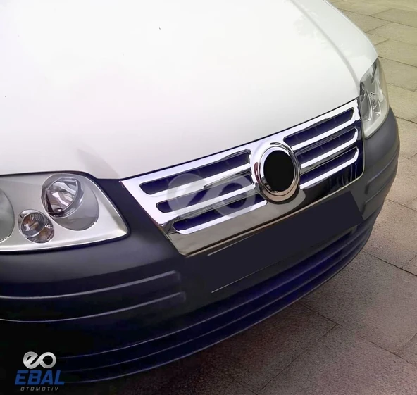 VW Caddy Krom Ön Panjur 1 prç. 2004 Üzeri P. Çelik Formlu - Resim 5