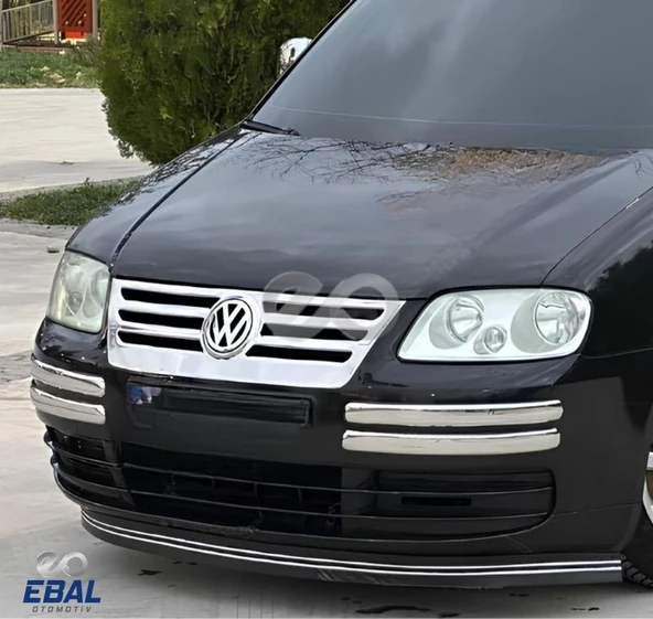 VW Caddy Krom Ön Panjur 1 prç. 2004 Üzeri P. Çelik Formlu - Resim 3