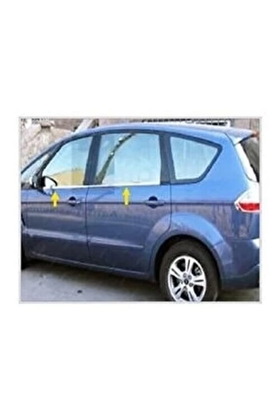Ford S-Max Krom Cam Çıtası 4 prç. 2008 Üzeri P. Çelik ürün görseli 1