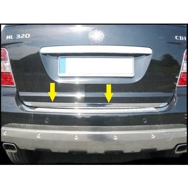 Mercedes ML W164 Krom Alt Bagaj Çıtası 2005-2011 P. Çelik ürün görseli 1