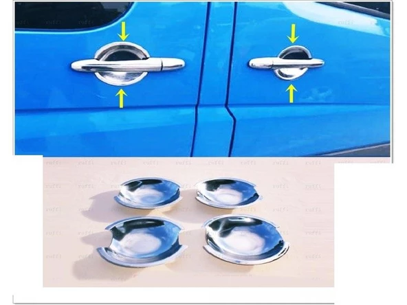 VW Crafter Krom Kapı Kolu Tası 4 Kapı 2006-2016 P. Çelik ürün görseli 1