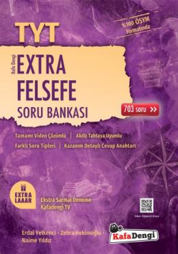 Kafadengi Tyt Felsefe Extra Soru Bankası 2023 ürün görseli 1