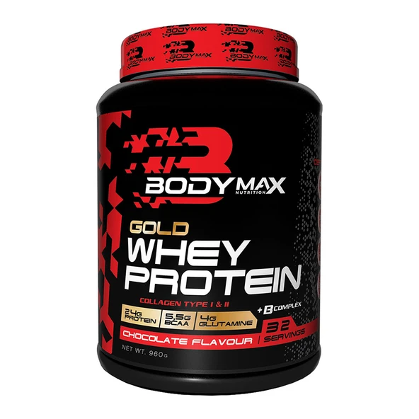 BODYMAX GOLD WHEY PROTEİN 960GR ÇİKOLATA ürün görseli 1