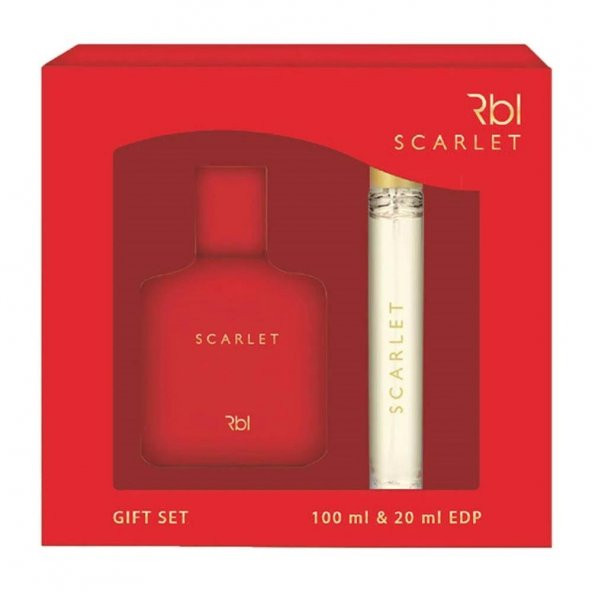 Rbl Kadın Parfüm Set 100ml Edp + 20ml Edp Scarlet ürün görseli 1
