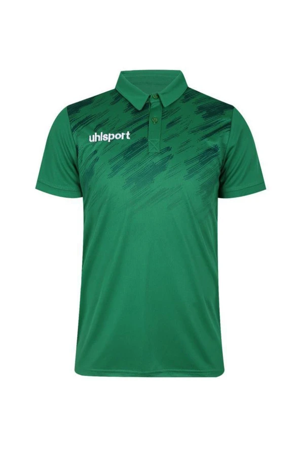 Uhlsport Brush Yeşil Erkek Polo Yaka T-Shirt ürün görseli 1