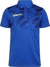 Uhlsport Brush Mavi Erkek Polo Yaka T-Shirt ürün görseli 1