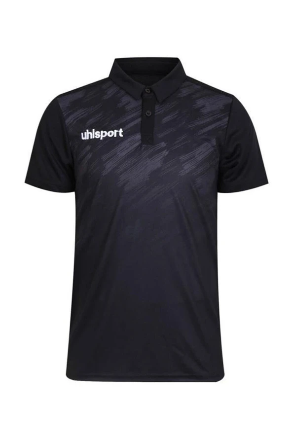 Uhlsport Brush Siyah Erkek Polo Yaka T-Shirt ürün görseli 1