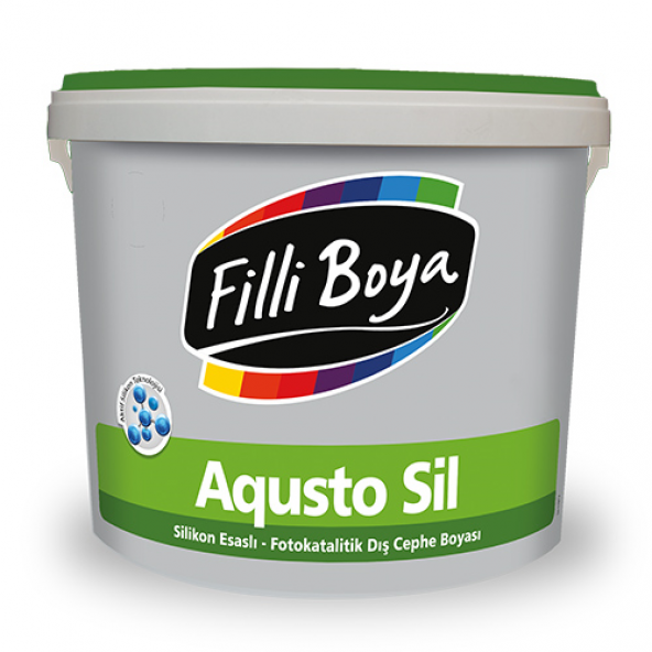 Filli Boya Aqusto Sil Silikonlu Dış Cephe Boyası 15 litre ürün görseli 1