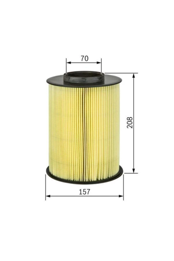 F026400492: Hava Filtresi Cmax 07> Focus Iı-ııı 04> 1.6tdcı ürün görseli 1