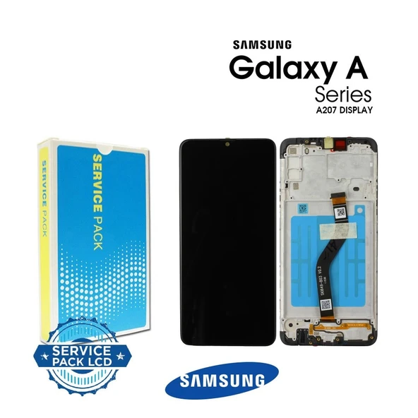 Samsung A207 A20s Lcd + Dokunmatik Çıtalı 100 Kvk Orjinal ürün görseli 1