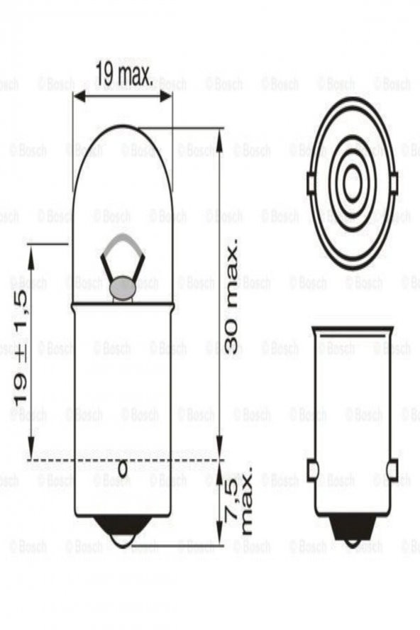 1987302928 Ampül Eco [12v] 67 Park R5w Ba15s [10 Adet] ürün görseli 1