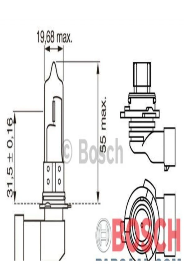 1987302153 Ampül Eco [12v]hb4 51w P22d [10 Adet] ürün görseli 1