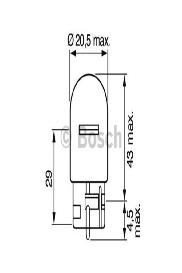 Ampül Pure Light [12v] 93 Sinyal Dipsiz - [sarı] - Tek Flama 21w W3x16d [10 Adet] ürün görseli 1
