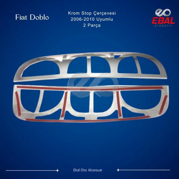 Fiat Doblo Krom Stop Çerçevesi 2006-2010 P. Çelik - Resim 4