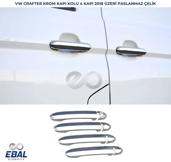 VW Crafter Krom Kapı Kolu 4 Kapı 2018 ve üzeri P.ÇELİK ürün görseli 1