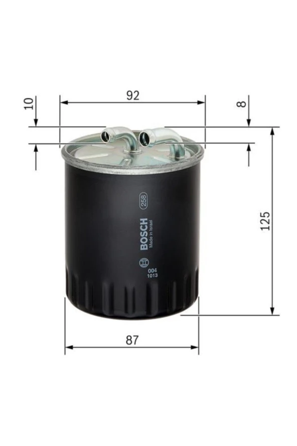Bosch F026402065 Yakıt Filtresi Mercedes Sprınter 06 Vıto 10 W169 W245 W204 W212 C207 A207 ürün görseli 1