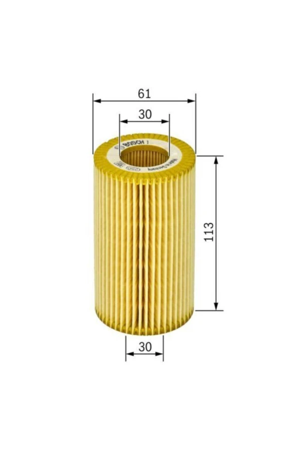 Bosch 1457429144 Yağ Filtresi Porsche 911 01 05 Boxster 94 04 Cayman Carrera Cayenne ürün görseli 1