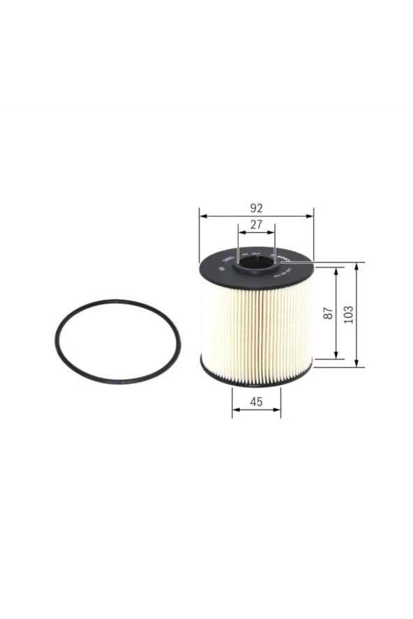 Bosch 1457431707 Yakıt Filtresi Mazot Mercedes Atego ürün görseli 1