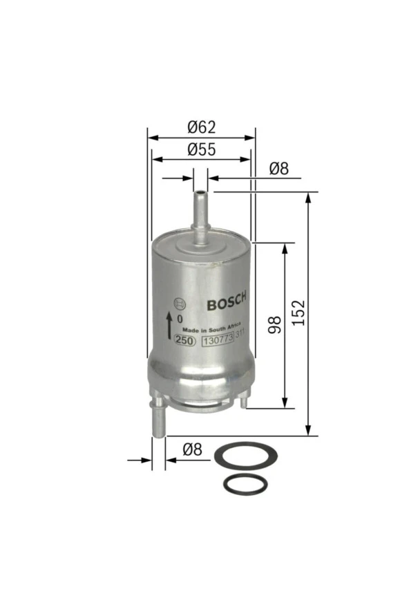 Bosch 0450905925 Yakıt Filtresi Benzın Vw Polo Skoda Fabıa 1.4 16 ürün görseli 1