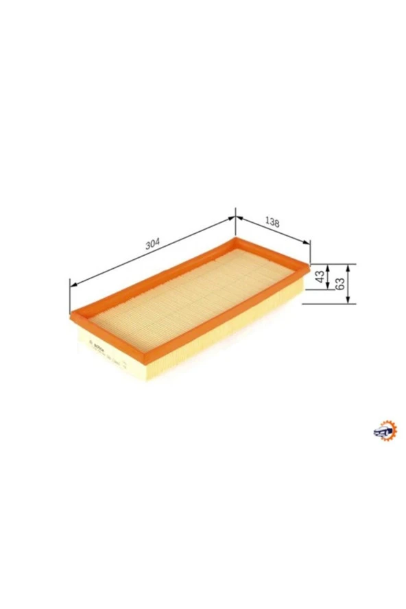 Hava Filtresi Yarıs Iı-verso S 1.4 D-4d 10 F026400140 F026400140 ürün görseli 1