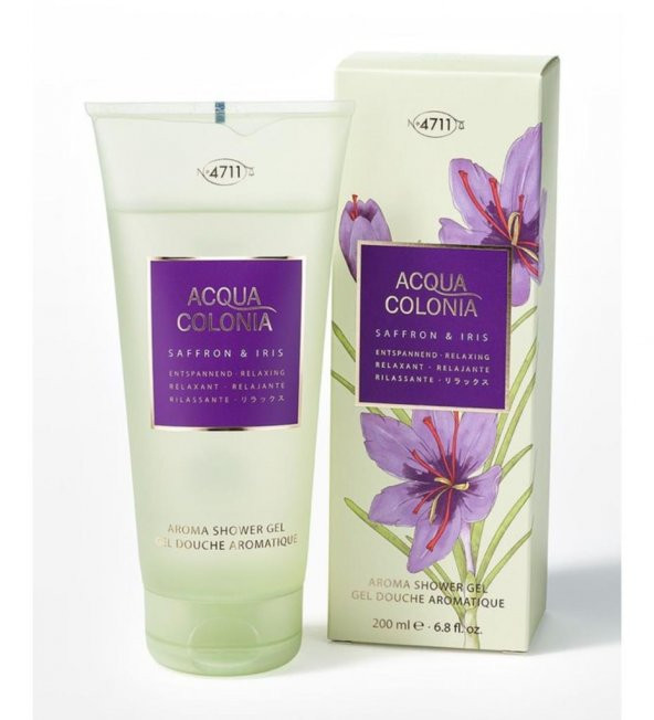 4711 Acqua Colonia Saffron & Iris Duş Jeli 200 ML ürün görseli 1