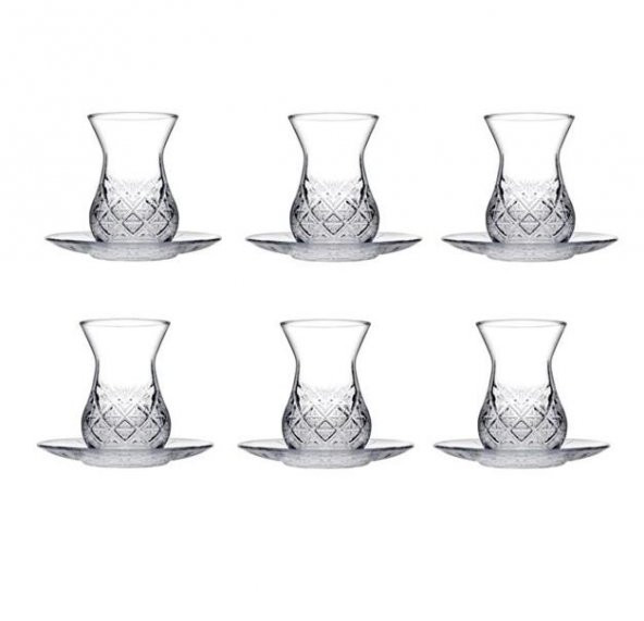 Paşabahçe 96992 Timeless 12 Parça 6 Kişilik Çay Seti ürün görseli 1