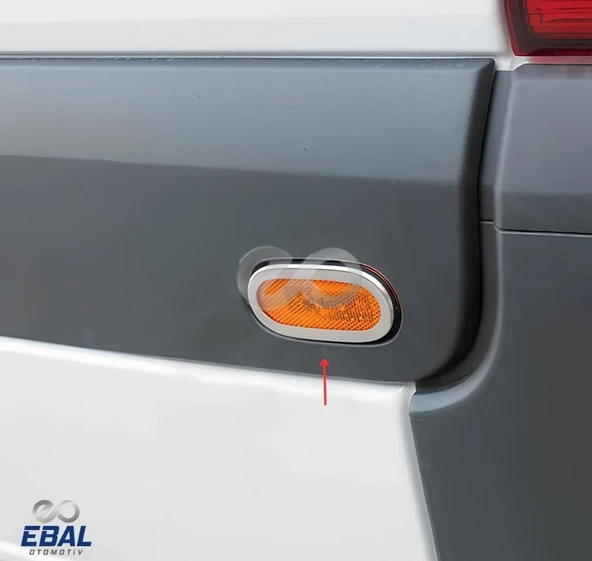 VW Crafter Krom Yan Reflektör Çerçevesi 6 prç. 2006-2016 - Resim 2