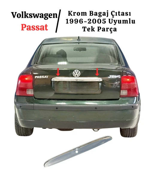 VW Passat Krom Bagaj Çıtası 1996-2005 P. Çelik ürün görseli 1