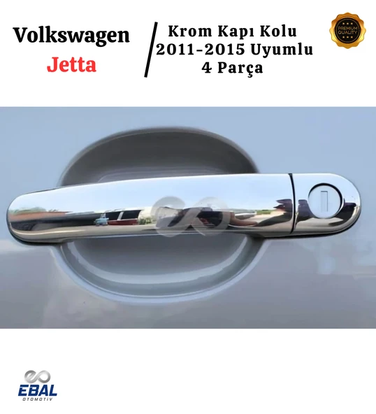 VW Jetta Krom Kapı Kolu 4 kapı 2011-2015 P. Çelik - Resim 3