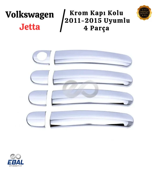 VW Jetta Krom Kapı Kolu 4 kapı 2011-2015 P. Çelik - Resim 4
