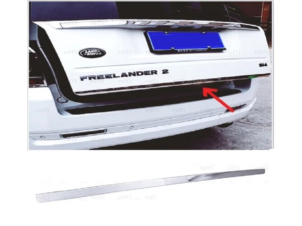 Land Rover Freelander 2 Krom Alt Bagaj Çıtası 2007 Üzeri P. Çelik ürün görseli 1