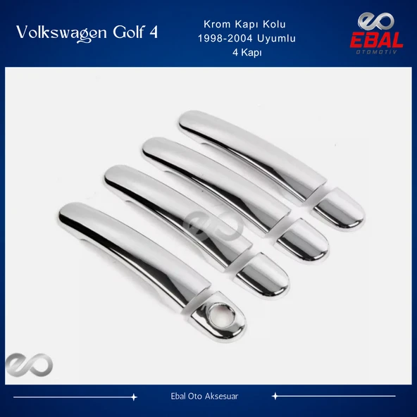 Vw Golf 4 Krom Kapı Kolu 4 Kapı 1998-2004 Arası P.çelik - Resim 4