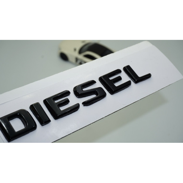 DK Tuning Diesel Bagaj Siyah ABS Yazı Logo Amblem Benz İle Uyumlu ürün görseli 1