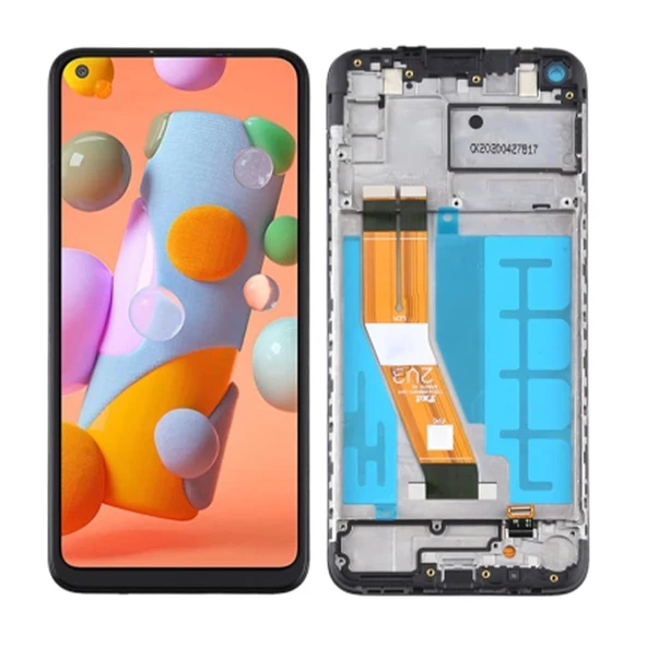 Samsung A115 A11 Ekran Lcd Çıtalı Kvk Servis Orjinal ürün görseli 1