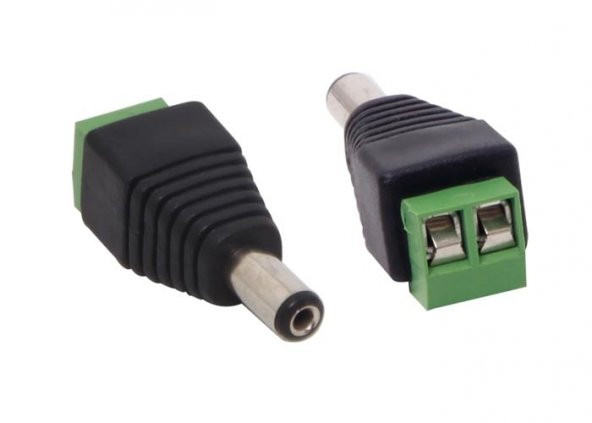 5.5x2.5 mm DC Klemensli Konnektör - Erkek ürün görseli 1
