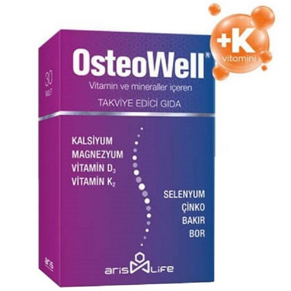 OsteoWell Takviye Edici Gıda 30 Tablet ürün görseli 1